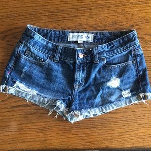 Pink Victoria’s Secret Jean shorts